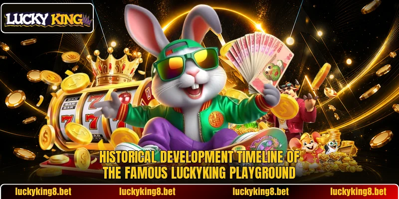Historical development timeline of the famous LUCKYKING playground