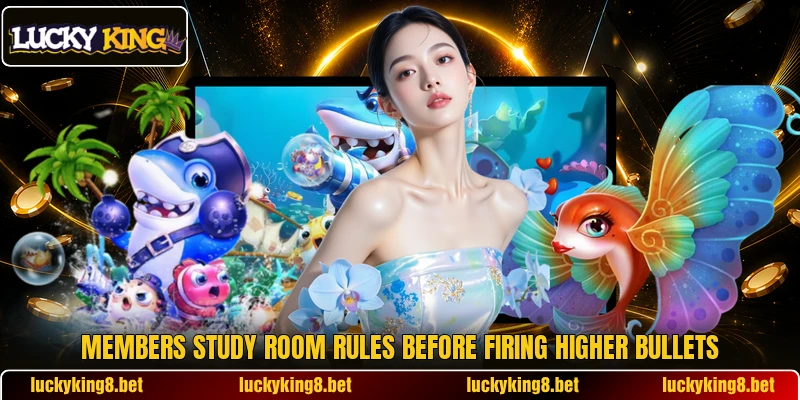 Members study room rules before firing higher bullets
