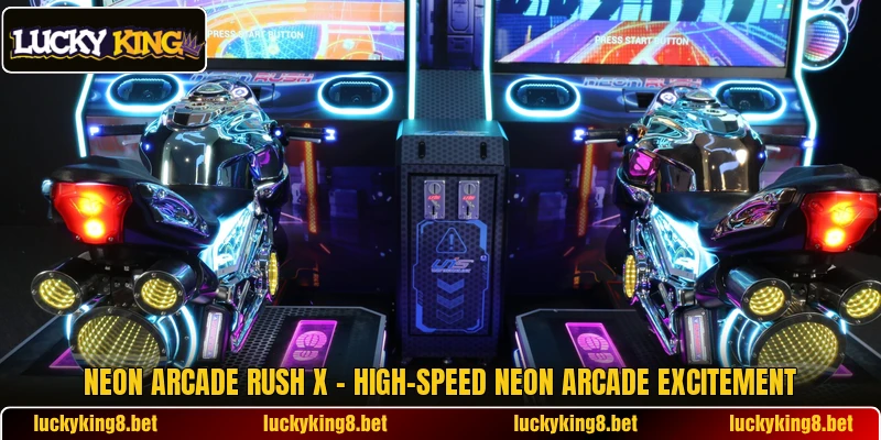 Neon Arcade Rush X – High-Speed Neon Arcade Excitement