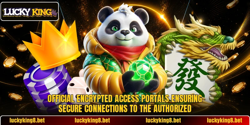 Official encrypted access portals ensuring secure connections to the authorized