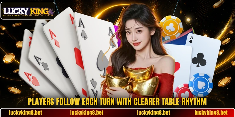 Players follow each turn with clearer table rhythm