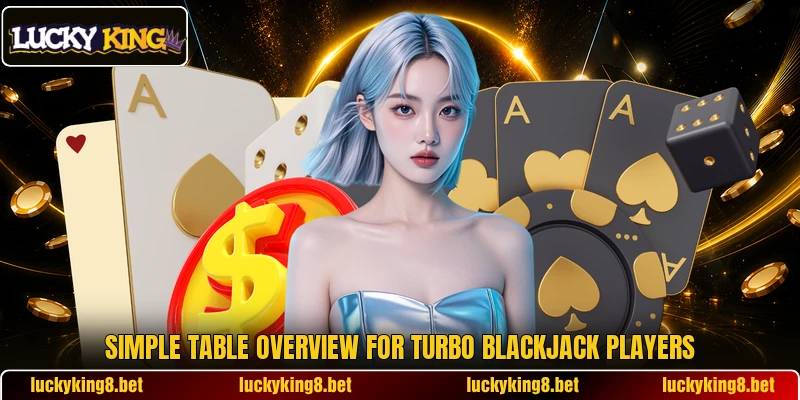 Simple table overview for Turbo Blackjack players