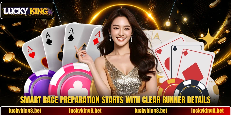 Smart race preparation starts with clear runner details Smart race preparation starts with clear runner details